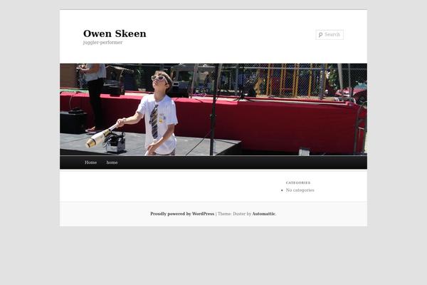 owenskeen.com site used Duster