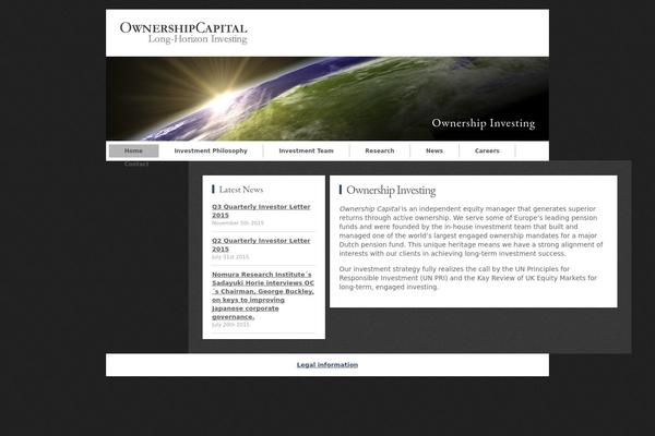 Oc theme site design template sample