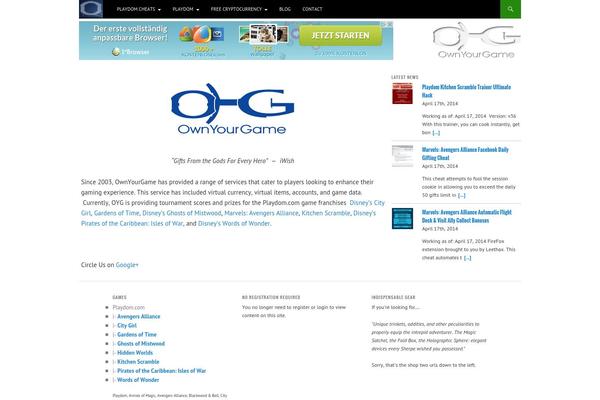 ownyourgame.com site used Oyg_temp