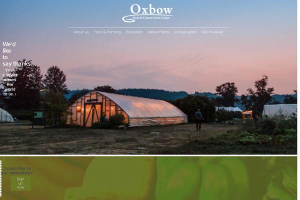 oxbow.org site used Oxbow