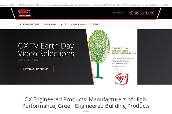 oxengineeredproducts.com site used Ox
