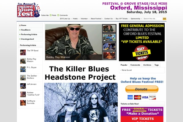 oxfordbluesfest.com site used Ngo-charity-connection