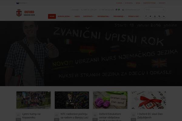 WordPress website example screenshot