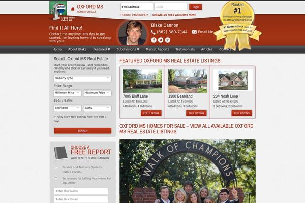 Impreza theme site design template sample