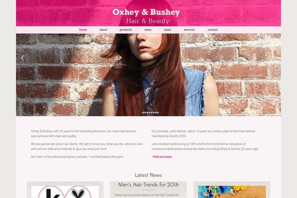 Ob theme site design template sample