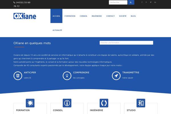 oxiane.com site used Oxiane2015