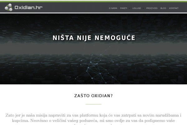 oxidian.hr site used News Portal