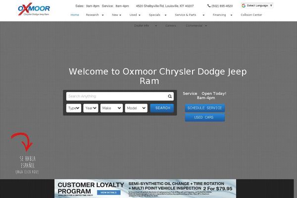 oxmoorchrysler.com site used Dealer Inspire common