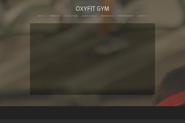 Workout theme site design template sample