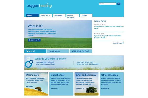 oxygenhealing.co.uk site used Oxygenhealing