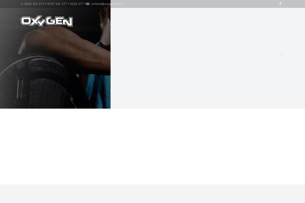 Oxygen theme site design template sample