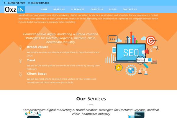 Mrseo theme site design template sample