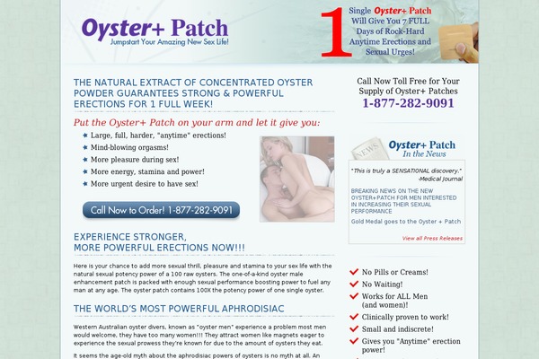 oyster-patch.com site used Oyster