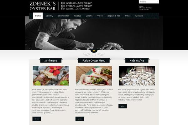 The Restaurant theme site design template sample