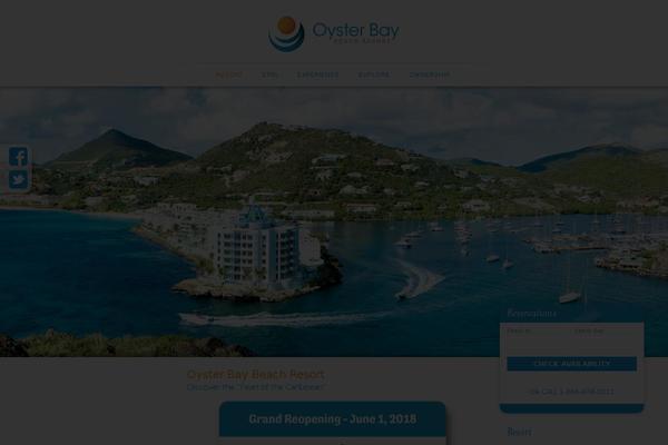 oysterbaybeachresort.com site used Oysterbay