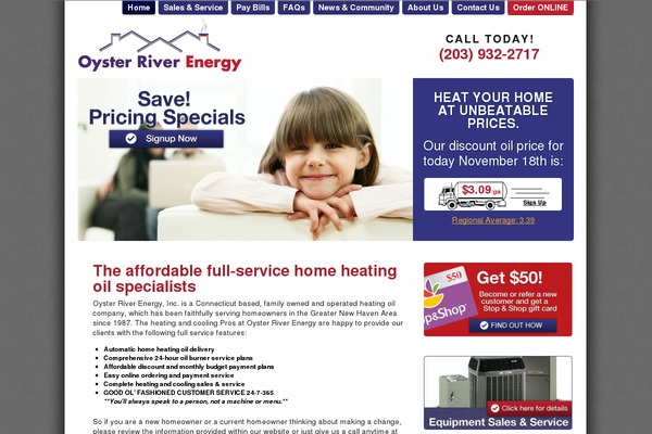 oysterriverenergy.com site used Orp