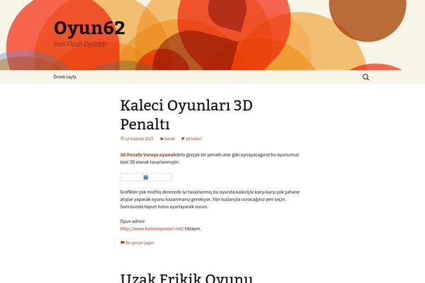 Twenty Thirteen theme site design template sample