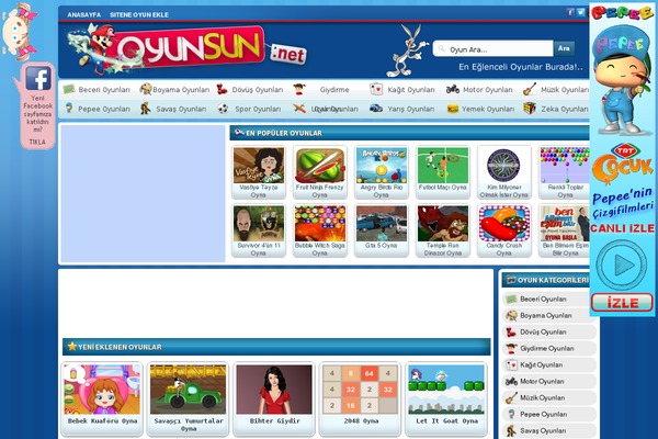 oyunsun.net site used Yportal