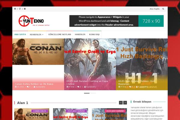 Islemag theme site design template sample