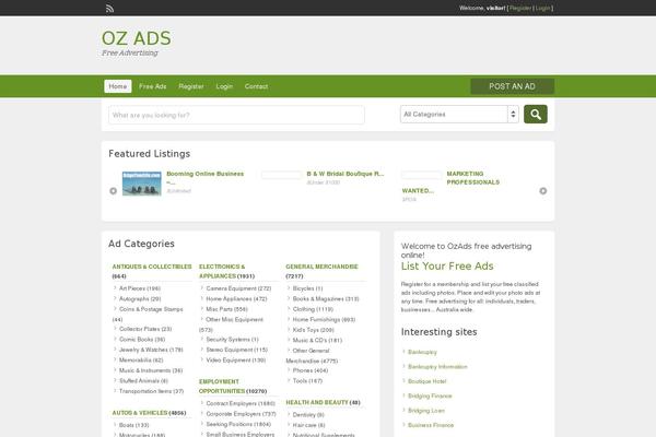ClassiPress theme site design template sample