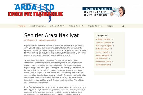 Twenty Thirteen theme site design template sample