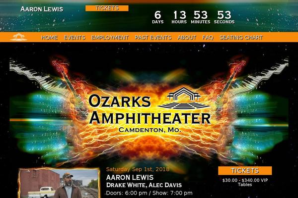 Ozark theme site design template sample