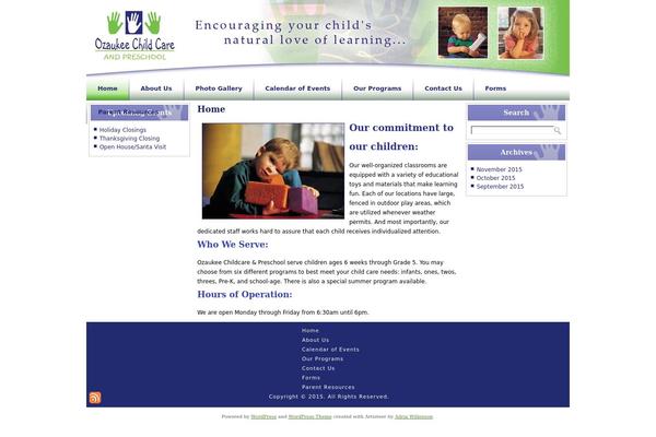 ozaukeechildcarepreschool.com site used Ozaukeechildcarepreschool2013
