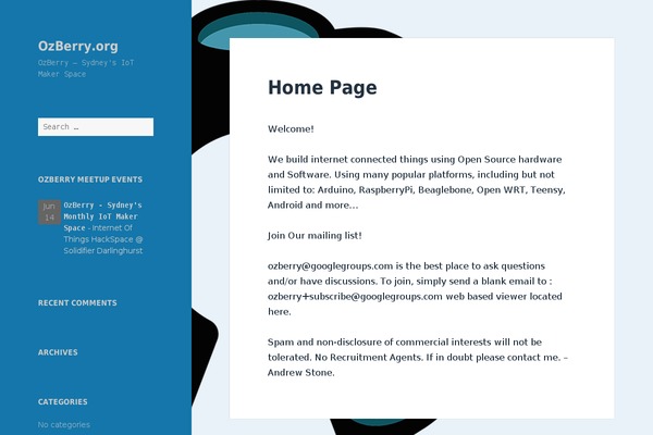 WordPress website example screenshot