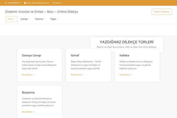 WordPress website example screenshot