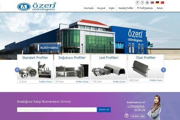 ozenaluminyum.com site used Ozenv9