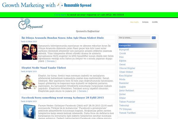 ozguncel.com site used Ozguncel