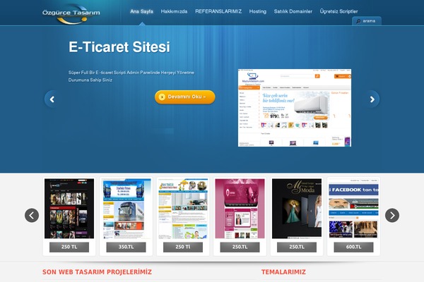 ozgurcetasarim.com site used Ozgurcetasarim