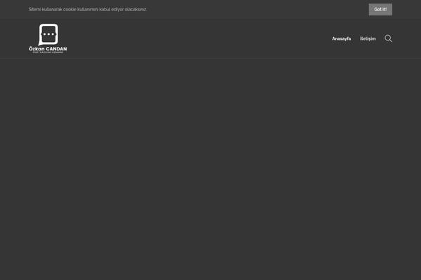 ozkancandan.com site used Php-uzmani