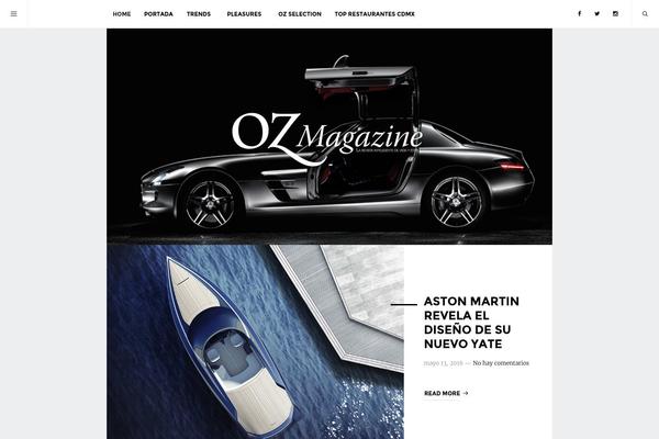 ozmagazine.com.mx site used Curated