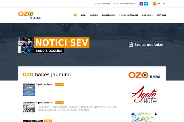 ozohalle.lv site used Ozo