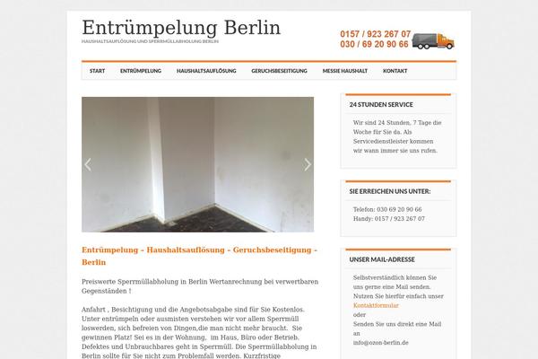 WordPress website example screenshot