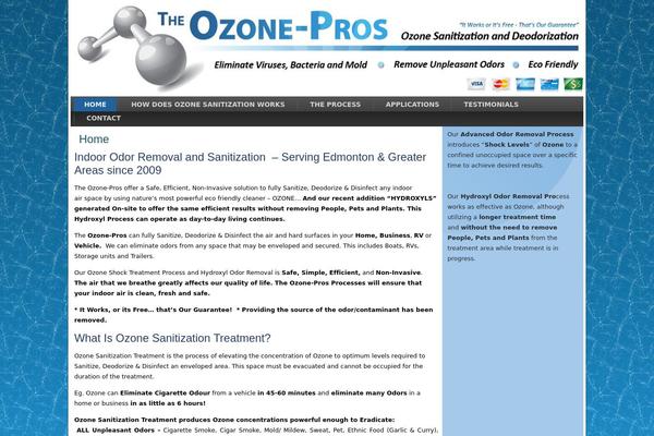 ozone-pros.com site used Ozone2