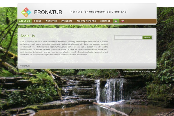 WordPress website example screenshot