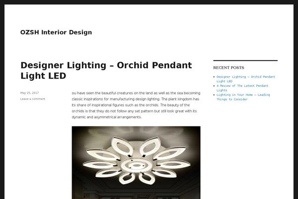 Twenty Sixteen theme site design template sample