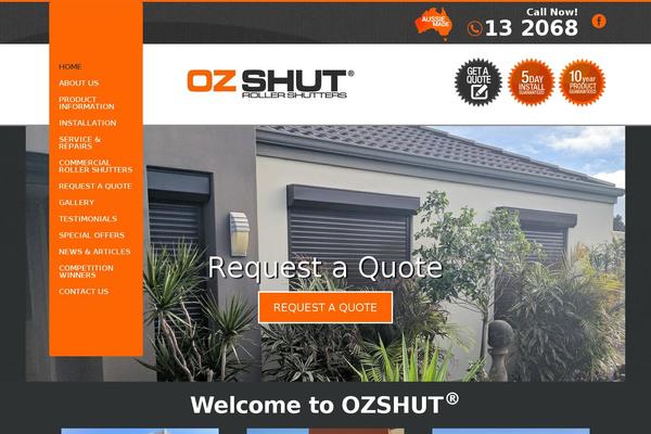 ozshut.com.au site used Ozshut