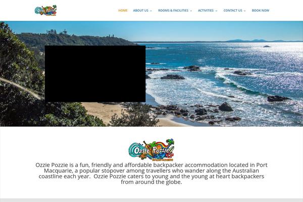Divi theme site design template sample