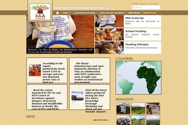 paa-africa.org site used Paa