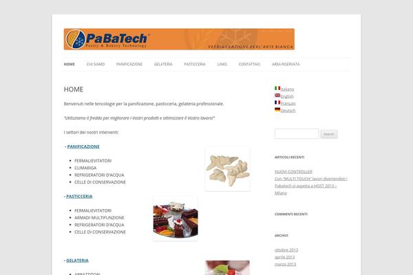 Twenty Twelve theme site design template sample