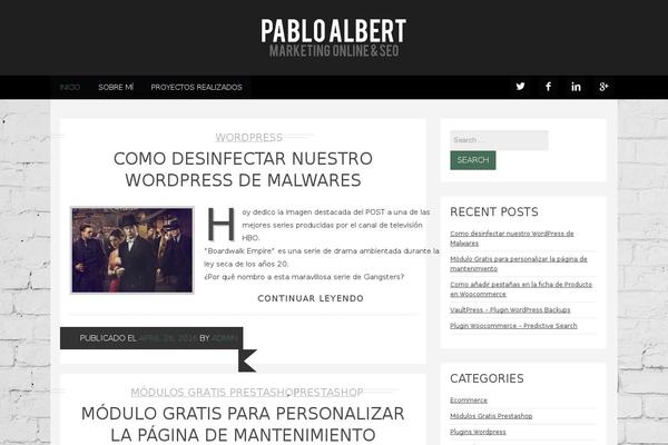 pabloalbert.com site used Pabloalbert