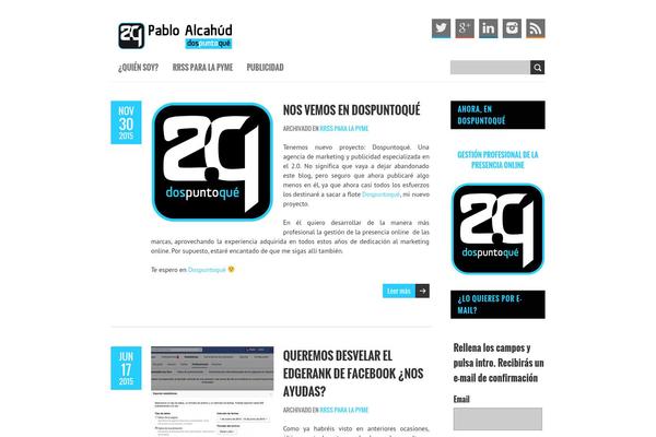 WordPress website example screenshot