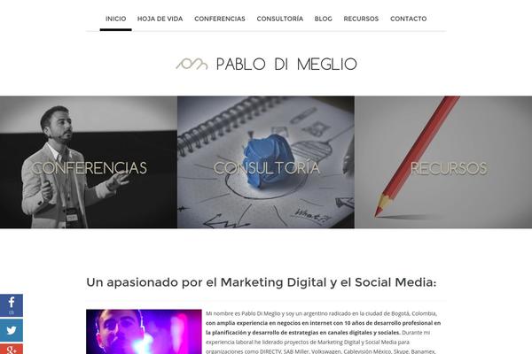 pablodimeglio.com site used Garnet