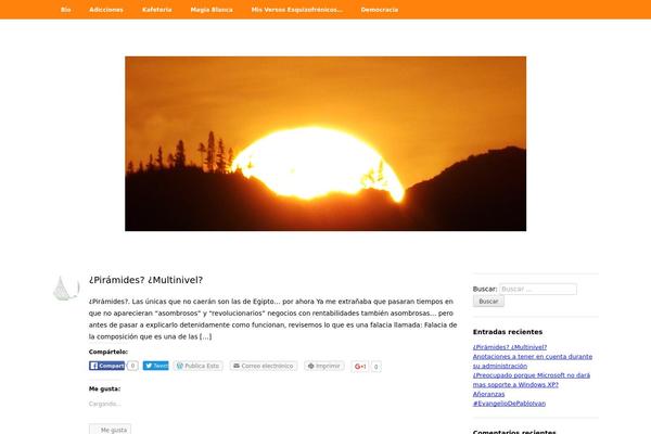 WordPress website example screenshot