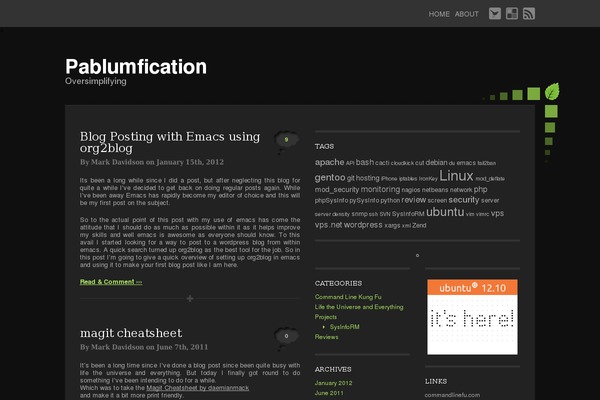 pablumfication.co.uk site used Lb-mint