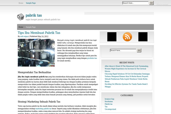 pabriktas.org site used Standardpack