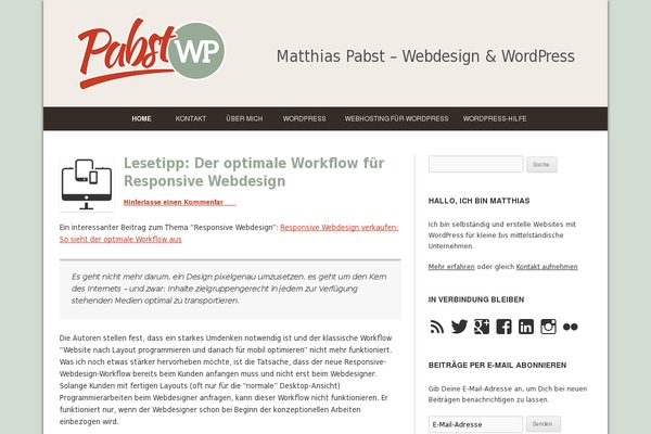 pabstwp.de site used Pabstwp